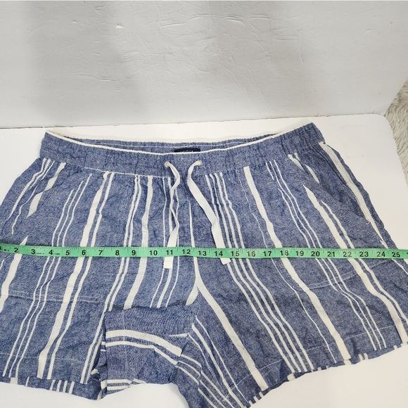 4x$25 Nautica linen blend stripe  5 " shorts size XL - Picture 2 of 10
